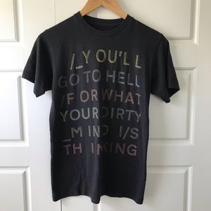 vintage radiohead in rainbows tour shirt w.a.s.t.e
